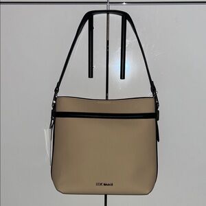 Steve Madden Beige and Black Handbag